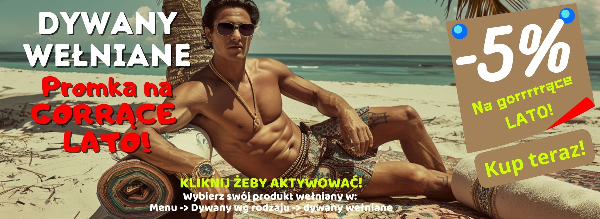 Gorące Lato, Gorące Okazje: Dywany Wełniane w Wyjątkowej Promocji na SliczneDywany.pl!