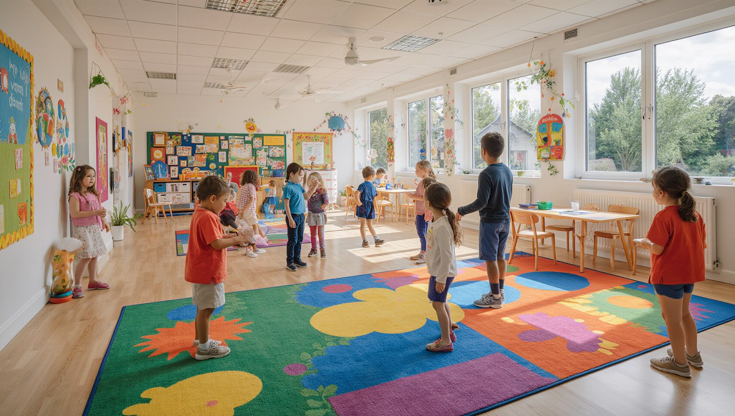 Dywan do szkoły i przedszkola – jakie modele są najbezpieczniejsze i najbardziej praktyczne? [Przewodnik 2025]