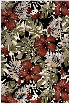 Dywan wełniany do salonu IBISCO Czarny BASIC