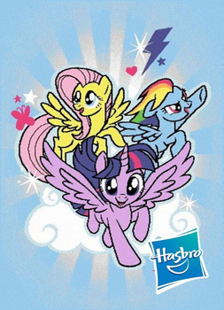 Dywan dziecięcy Agnella POWER Błękitny HAPPY