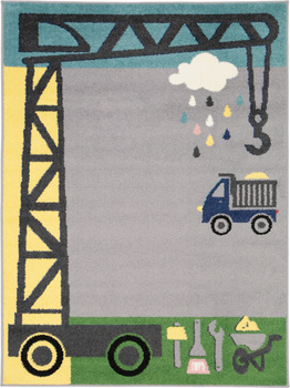 Dywan dziecięcy FORMATION Jasny Szary EDEN