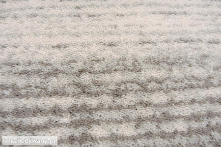 Dywan wełniany do salonu CYRYNA Popielaty MAGIC