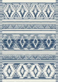 Dywan nowoczesny do salonu FORSETI Niebieski AVANTI