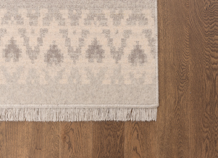 Dywan wełniany do salonu Agnella PONCHO Jasno Szary F TEMPO NATURAL