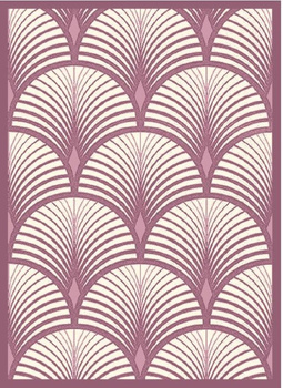 Dywan nowoczesny do salonu PINO Fioletowy VENUS