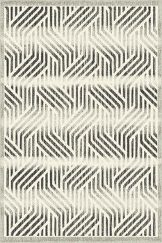 Dywan wełniany do salonu PROKNE Popielaty SMART