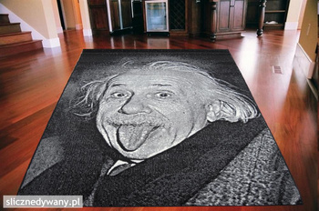 Dywan nowoczesny do salonu EINSTEIN Czarny CITY