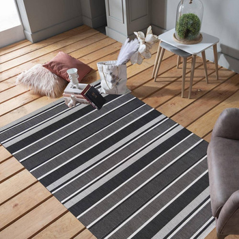 Dywan sznurkowy jednostronny PASKI Szaro-Kremowy 07 PATIO