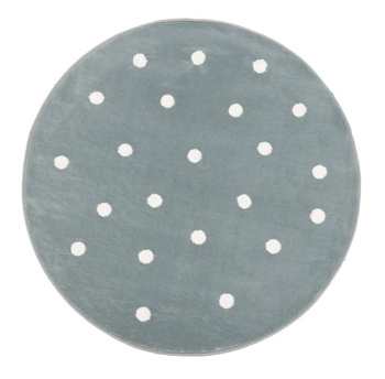 Dywan nowoczesny do salonu Agnella GROCHY Miętowy Zielony Koło LUSH