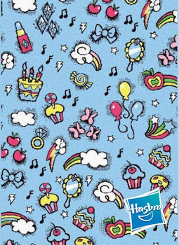 Dywan dziecięcy Agnella CANDY Błękitny HAPPY