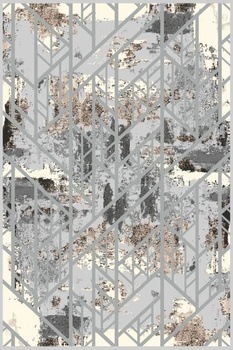 Dywan nowoczesny do salonu REVO Szary SONGO