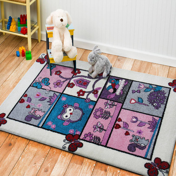 Dywan dla dzieci Domek Sowy Bella 04 Kremowy