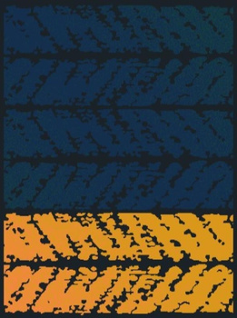 Dywan nowoczesny do salonu RIFT Niebieski DREAM