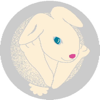 Dywan dla dzieci RAB Szary Koło FUNKY