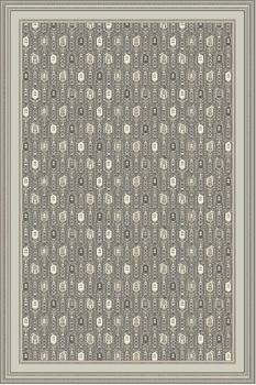 Dywan wełniany do salonu TODOR Popielaty PLATINIUM