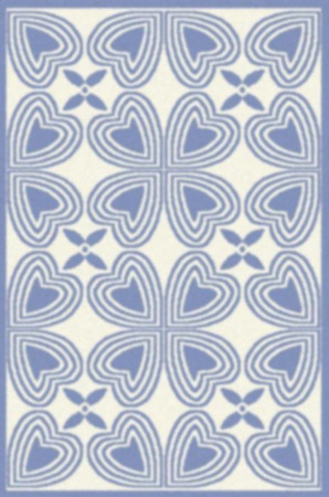 Dywan nowoczesny do salonu CORE Niebieski ROCK