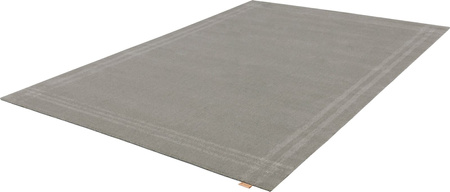 Dywan wełniany do salonu Agnella GRID RIM Taupe CALISIA M