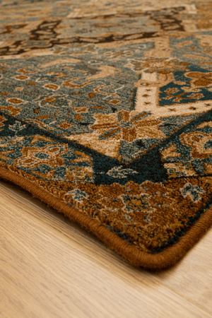 Dywan wełniany klasyczny do salonu TORINO Koniak 2 OMEGA