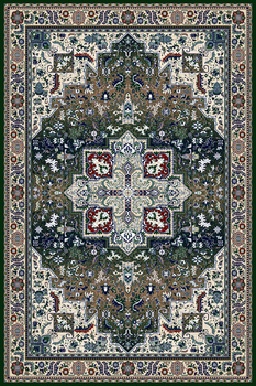 Dywan klasyczny do salonu Dywilan KARASTAN Zielony RICH