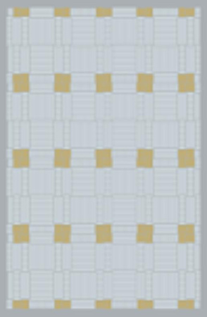 Dywan nowoczesny do salonu LILO Biały METEO