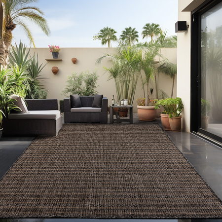 Dywan nowoczesny in-outdoor FALKA Czarny ZAGORAS