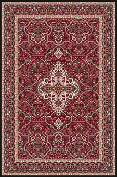 Dywan klasyczny do salonu LARURUS Bordo STANDARD