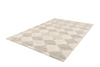 Dywan wełniany do salonu Agnella CHECKERED Szary Kwadrat Agnus HOUSE LOVES
