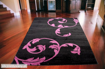 Dywan nowoczesny do salonu ORIENTALOS Czerń Lila ALFA