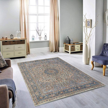Dywan klasyczny do salonu SKAYA Niebieski 572 KENTAKI