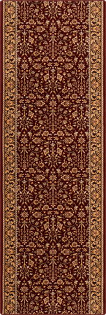 Dywan wełniany do salonu ITAMAR Rubin Chodnik ISFAHAN