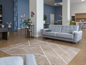 Dywan nowoczesny do salonu Agnella FD ARLO Ciemny Beż Beżowy SENSI