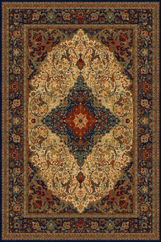 Dywan wełniany klasyczny do salonu Dywilan PIENA Jasny Rubin SUPERIOR