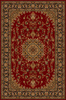 Dywan wełniany do salonu TEA Czarny ISFAHAN