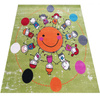 Dywan dziecięcy dla dzieci WESOŁA ZIEMIA 117 Zielony BELLA Kids