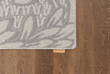 Dywan wełniany do salonu Agnella HILLCREST Szary NOBLE