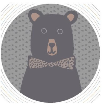 Dywan dziecięcy ANTEK Granit Koło SOFT