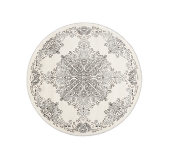 Dywan do salonu Agnella FD BIANCA Perła Kremowy Koło LIDA