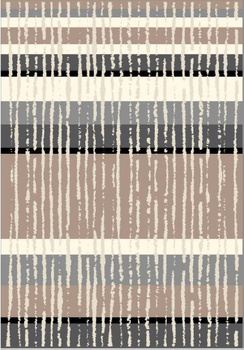 Dywan nowoczesny do salonu DEZIRO Ciemny Beż FORM