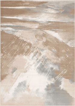 Dywan nowoczesny do salonu Agnella FD BIZAR Ciemny Beż Beżowy SENSI