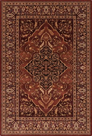 Dywan wełniany do salonu LEYLA Rubin ISFAHAN