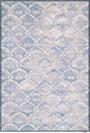 Dywan wełniany do salonu Agnella MAISIE 1.0/6 Niebieski REGIUS