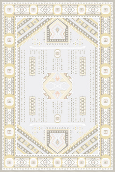 Dywan nowoczesny do salonu Dywilan AZTEK 5 Beżowy BRODWAY