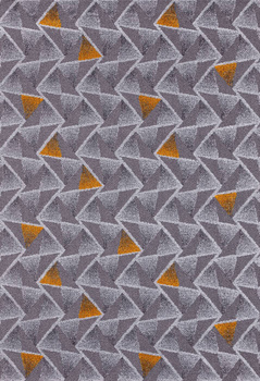 Dywan nowoczesny do salonu FEN Złoty METEO