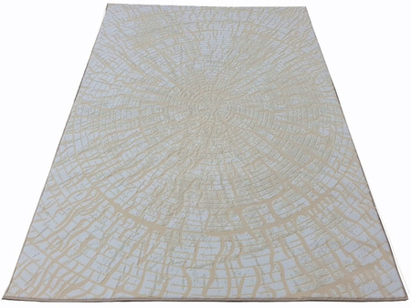 Dywan nowoczesny akrylowy do salonu SUN 1361 Kremowy Peach Cream PARIS