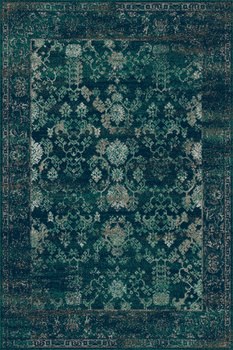 Dywan wełniany do salonu Agnella BEVI Malachitowy Zielony BALLATA