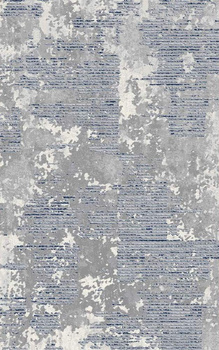 Dywan nowoczesny do salonu Dywilan CHAVES 10 Niebiesko Antracytowy STYLISH