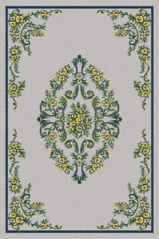 Dywan klasyczny do salonu Agnella MODUS Jasny Szary EDEN