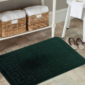 Dywan do łazienki Montana -ETHNIC- Zieleń Butelkowa