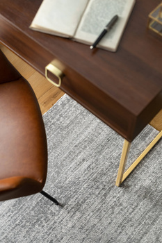 Dywan wełniany do salonu Agnella FAM Grafitowy PLATINIUM