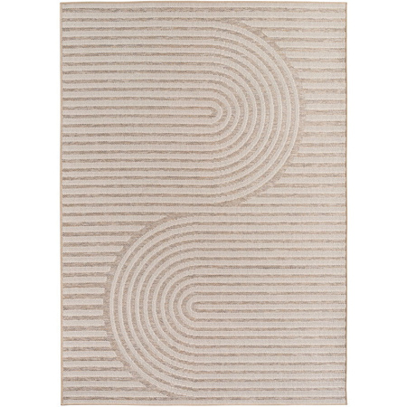 Dywan mata nowoczesny balkon, taras, patio FALAS Beżowy DESERT